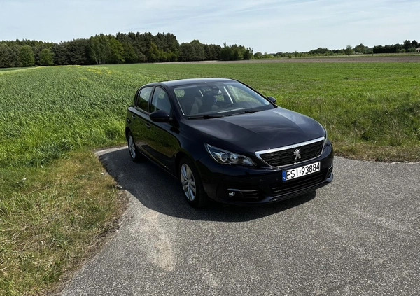 Peugeot 308 cena 42500 przebieg: 104500, rok produkcji 2019 z Koło małe 352